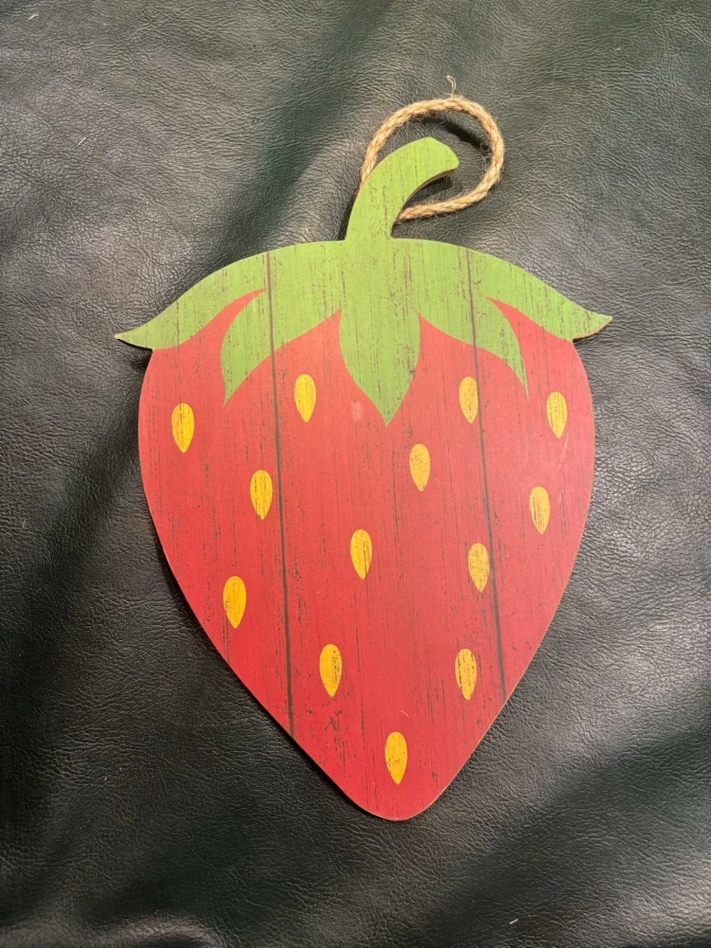 Strawberry-Themed Red & Green Party Mesh and Ribbon Set